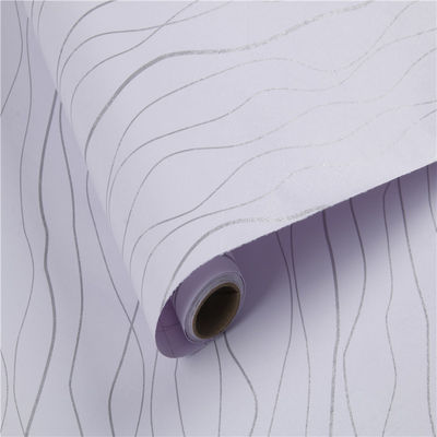 Apartment Wallpapers 3D PVC Wave Waterproof Wall Covering for Home Decoration