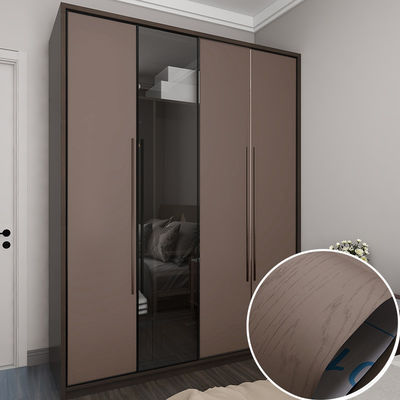 Hotel Kitchen Film Decorative Self Adhesive Wood Paper for Furniture Decoration