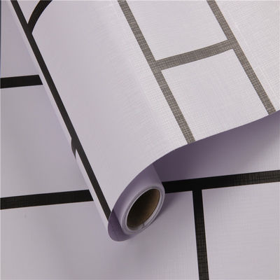 Apartment Decoration 0.45m*10m Waterproof 3D Brick PVC Wallpaper Back with Glue Rolls