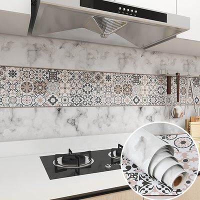 Marble Pattern 3D Wallpaper for Kitchen Wall Decor Wallpapers Roll